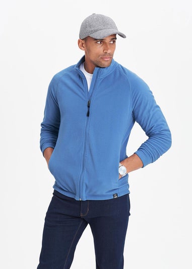 Cotton Traders Arctic Blue Recycled Microfleece Jacket
