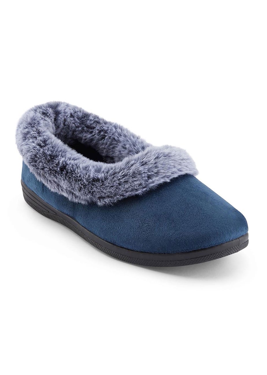 Cotton Traders Dark Sky Classic Slippers