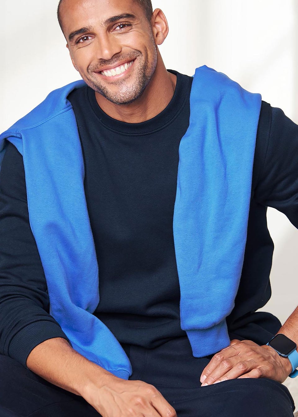 Cotton Traders Navy Crew Neck Sweatshirt