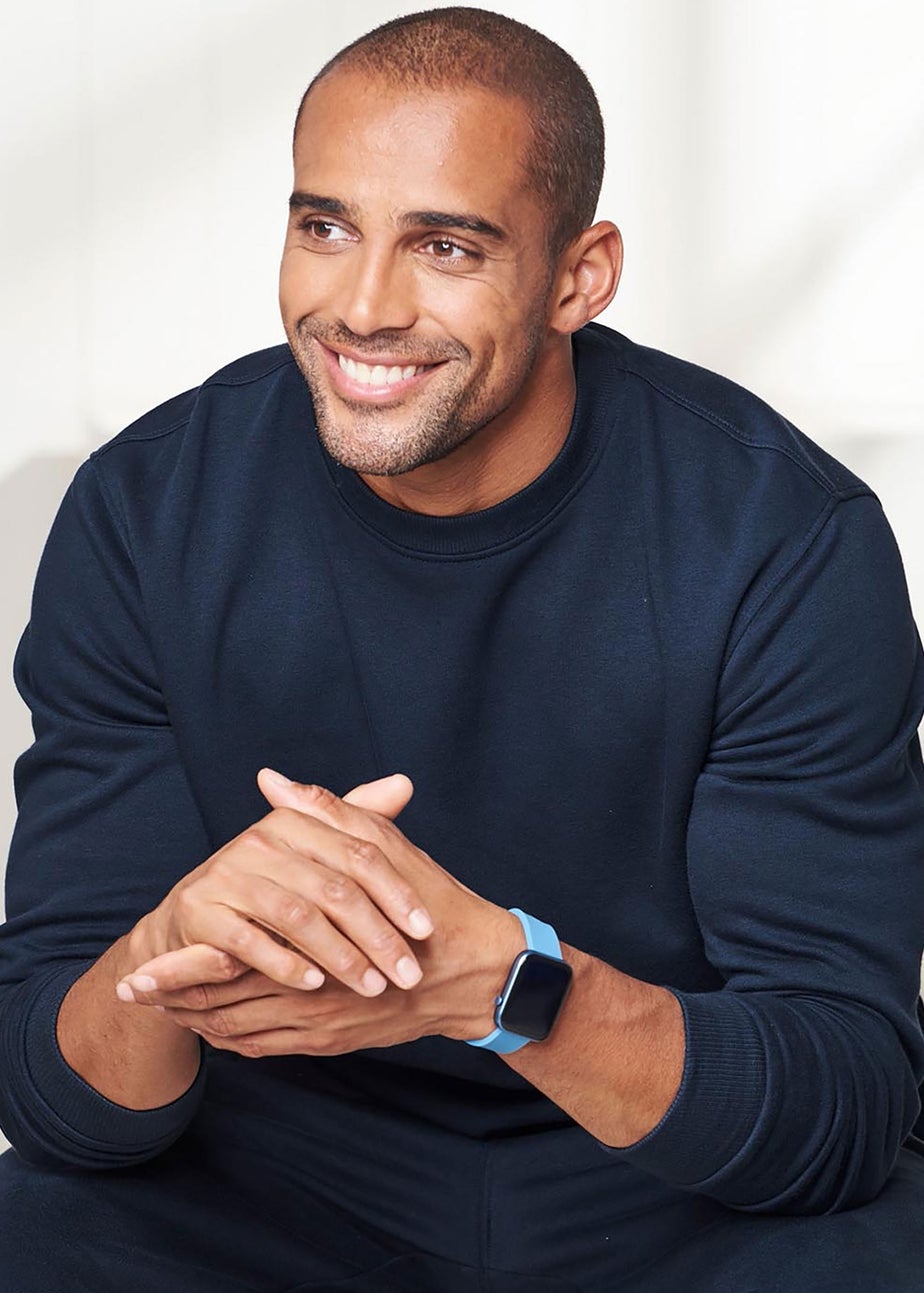 Cotton Traders Navy Crew Neck Sweatshirt