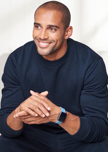 Cotton Traders Navy Crew Neck Sweatshirt