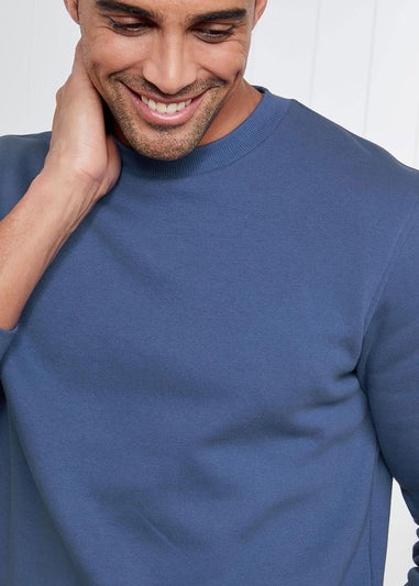 Cotton Traders Blue Moon Crew Neck Sweatshirt