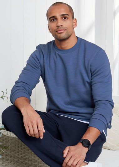 Cotton Traders Blue Moon Crew Neck Sweatshirt