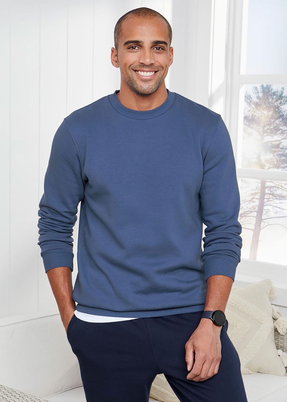 Cotton Traders Blue Moon Crew Neck Sweatshirt