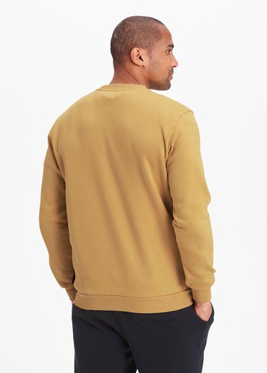 Cotton Traders Ochre Crew Neck Sweatshirt