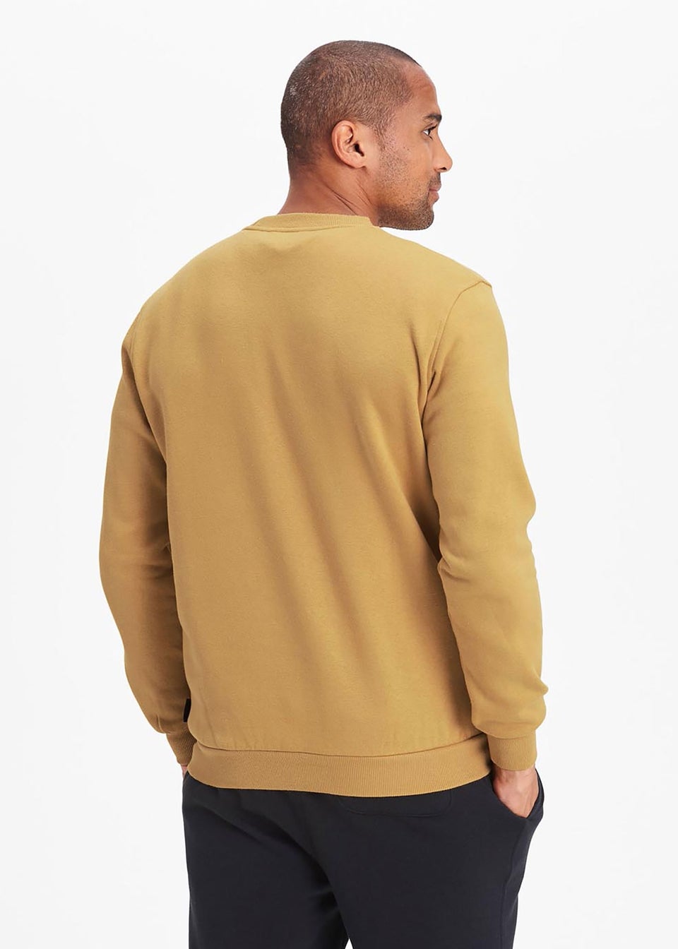 Cotton Traders Ochre Crew Neck Sweatshirt