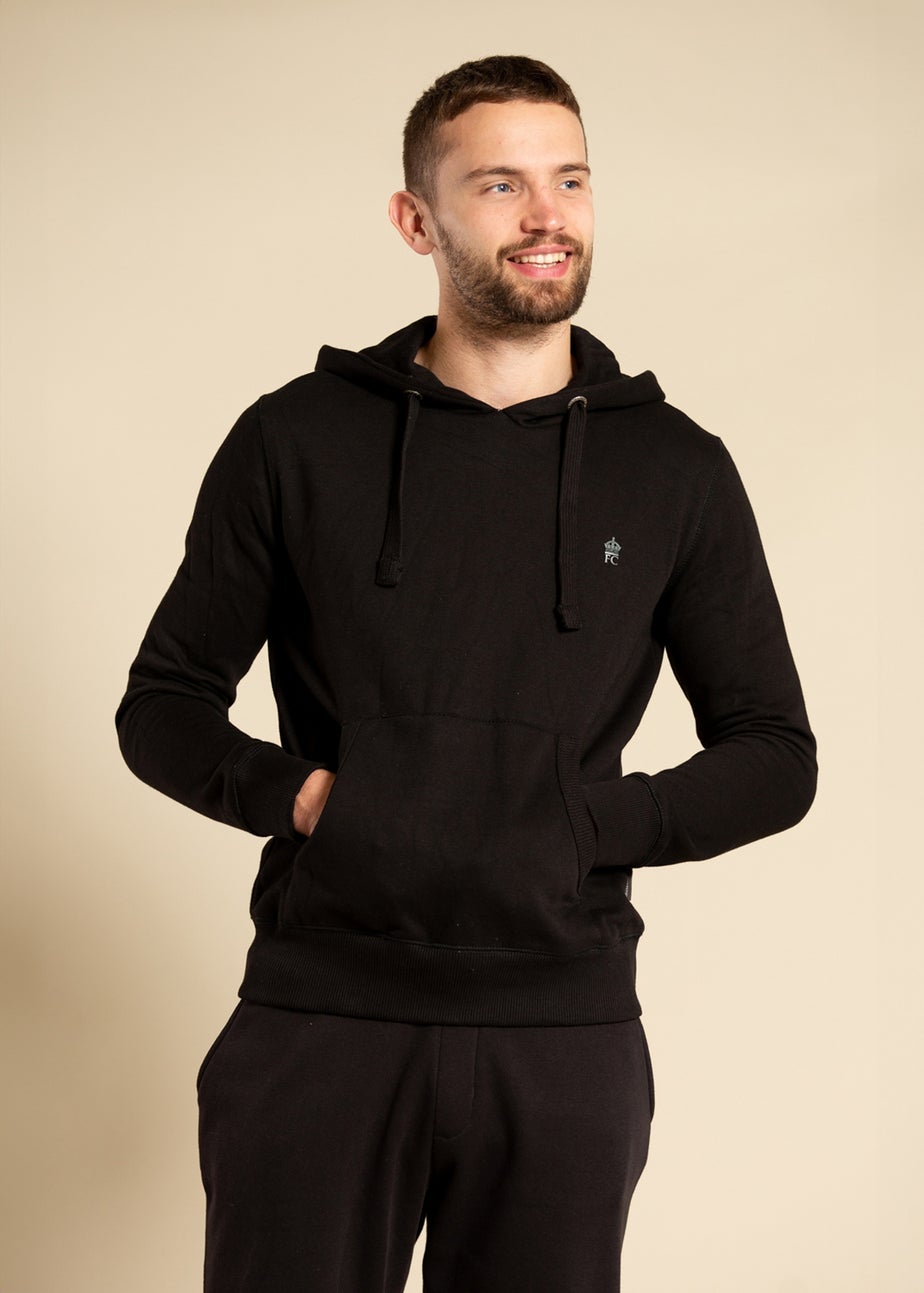 French Connection Black Cotton Blend Hoodies 2 Pack
