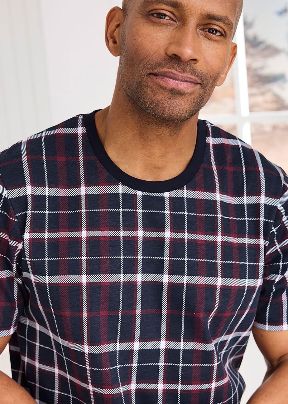 Cotton Traders Navy 4 Piece PJ Set