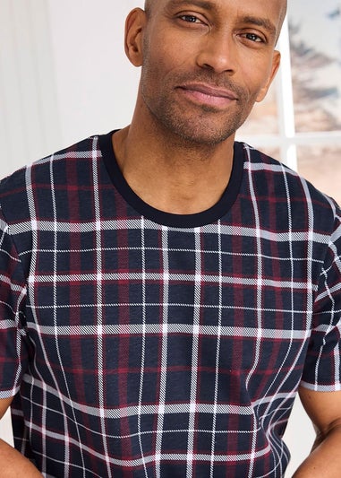 Cotton Traders Navy 4 Piece PJ Set