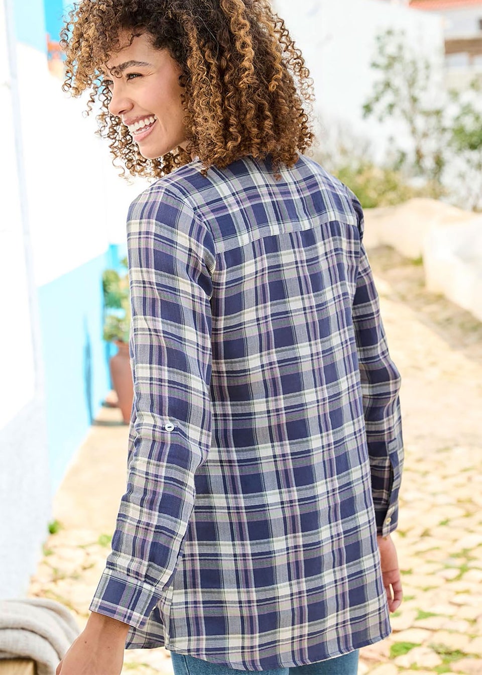 Cotton Traders Night Sky Check Shirt