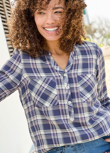 Cotton Traders Night Sky Check Shirt