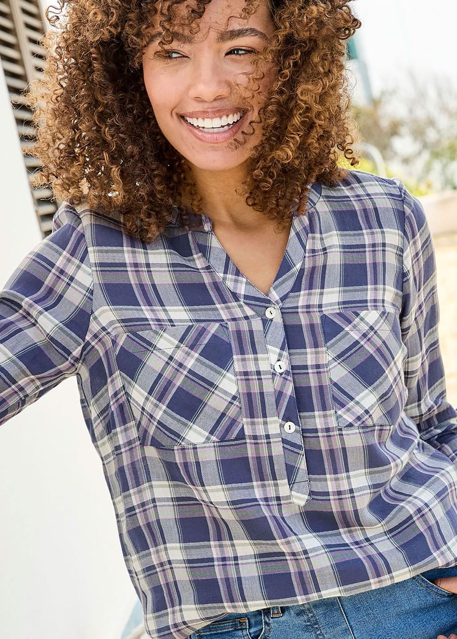 Cotton Traders Night Sky Check Shirt