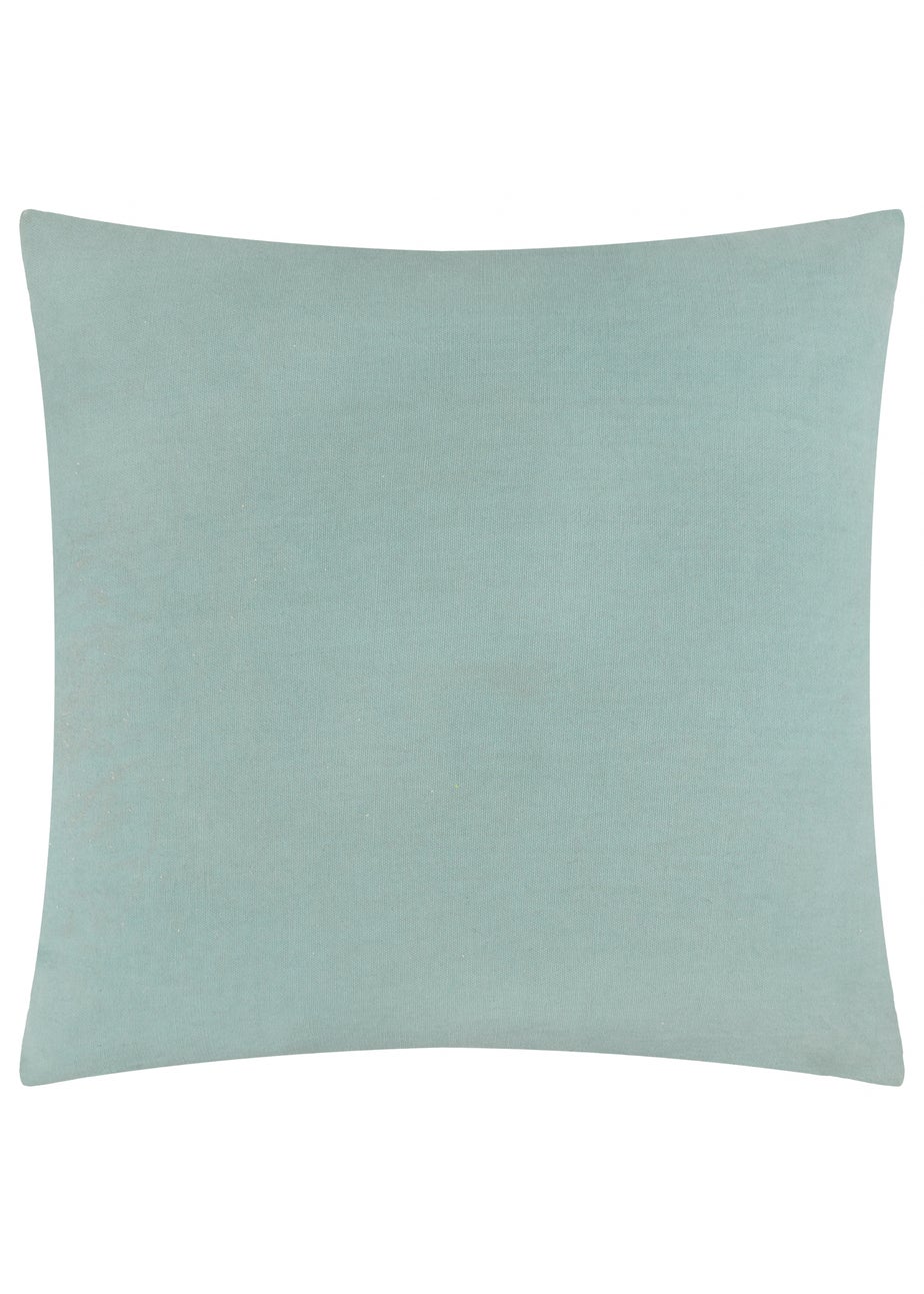 Furn Polar Bear Tufted Frosty Blue Cushion