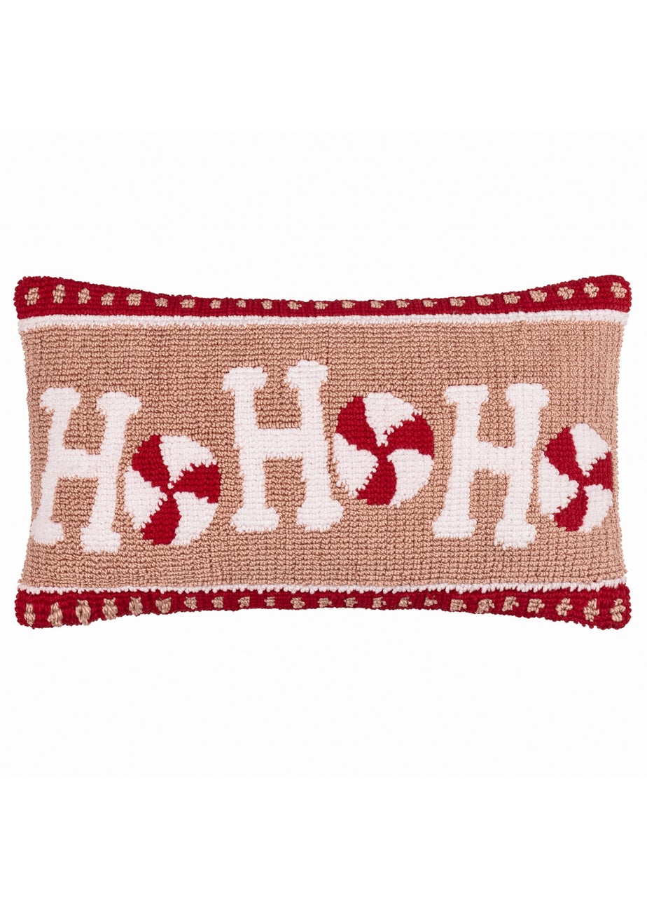 Furn Candy Ho Ho Ho Tufted Pink Cushion