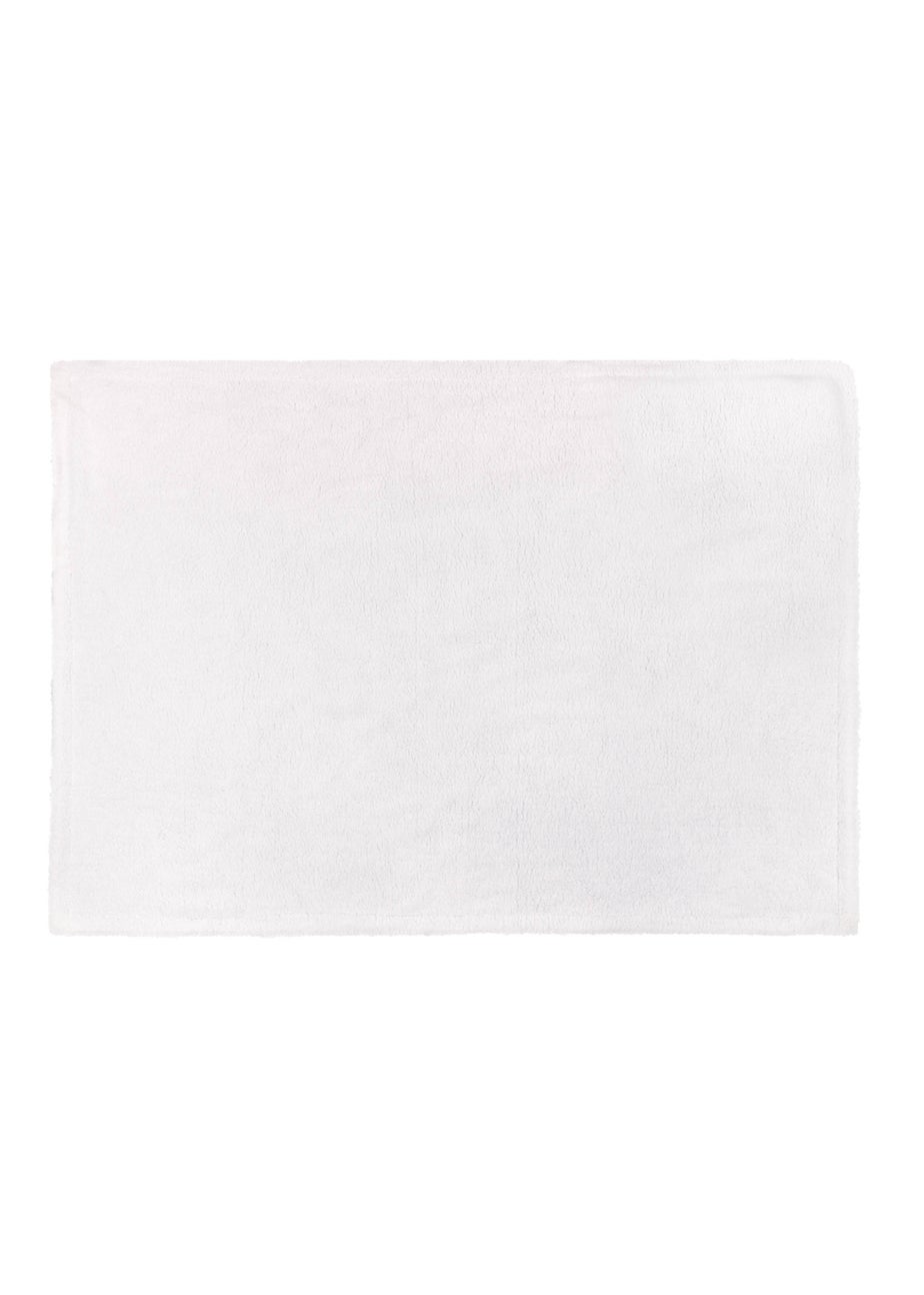 Furn Noortje Bows Sherpa Fleece Silk Pink Throw