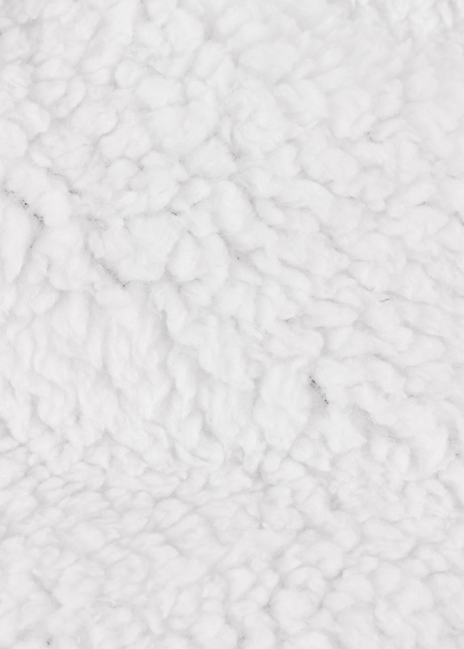 Furn Noortje Bows Sherpa Fleece Silk Pink Throw