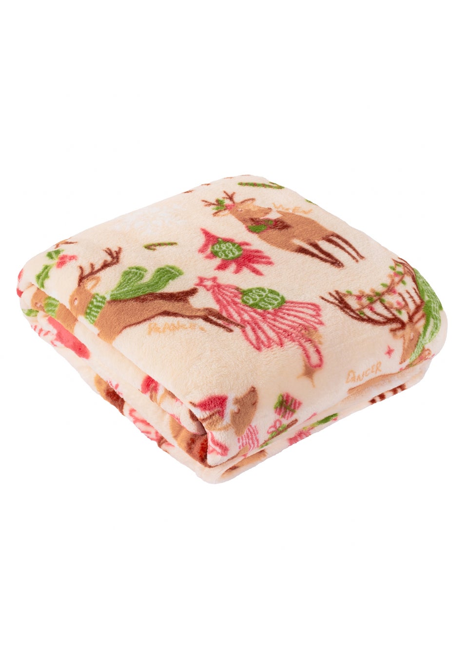 Duvet Day Sleigh Team Printed Fleece Multi Throw