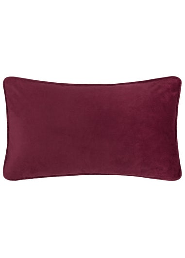 Furn Good Witch Embroidered Velvet Angel White Cushion