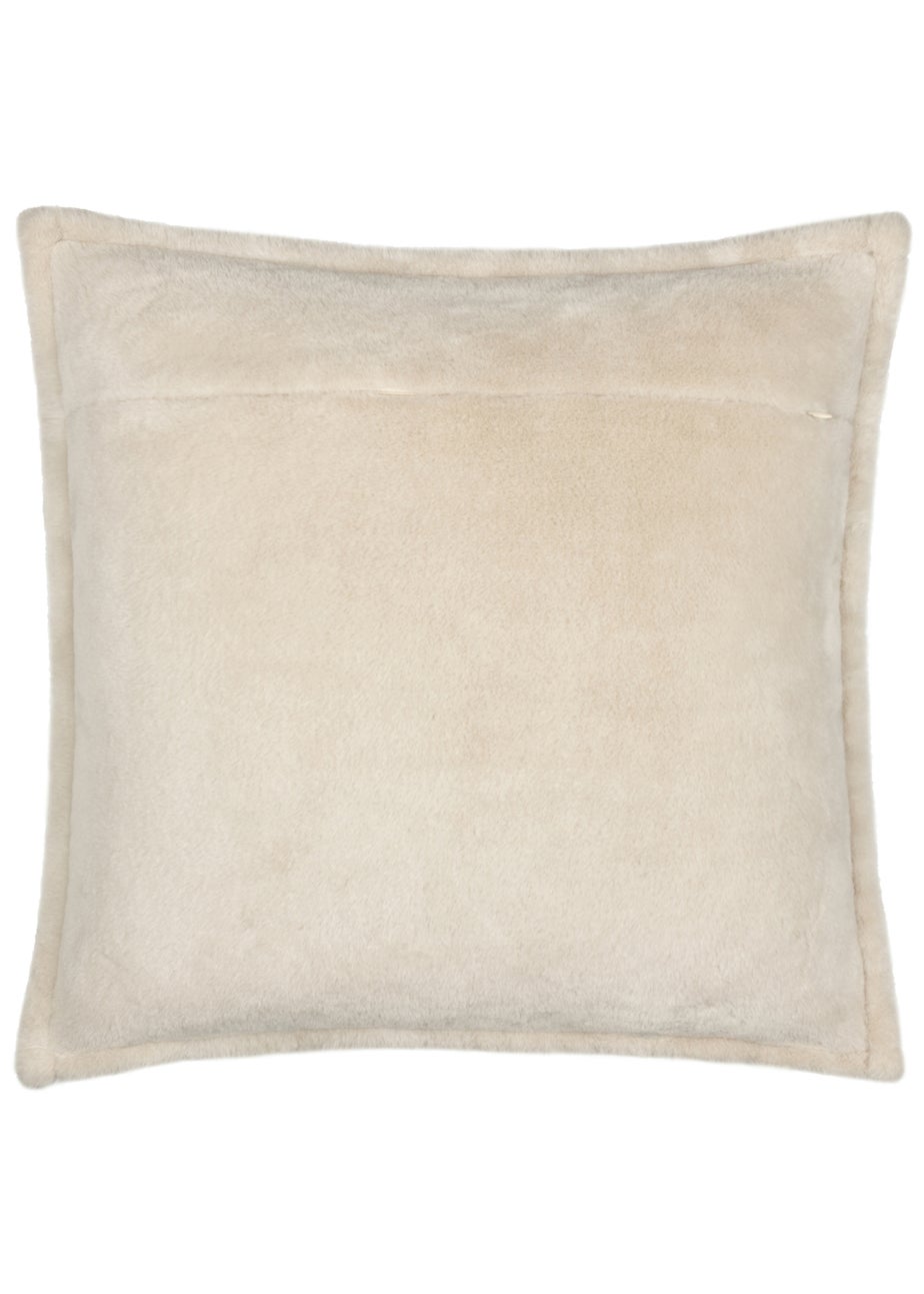 Furn Forest Festivities Velvet Natural Cushion