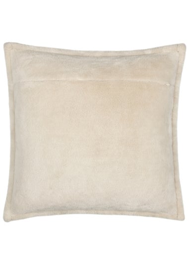 Furn Forest Festivities Velvet Natural Cushion