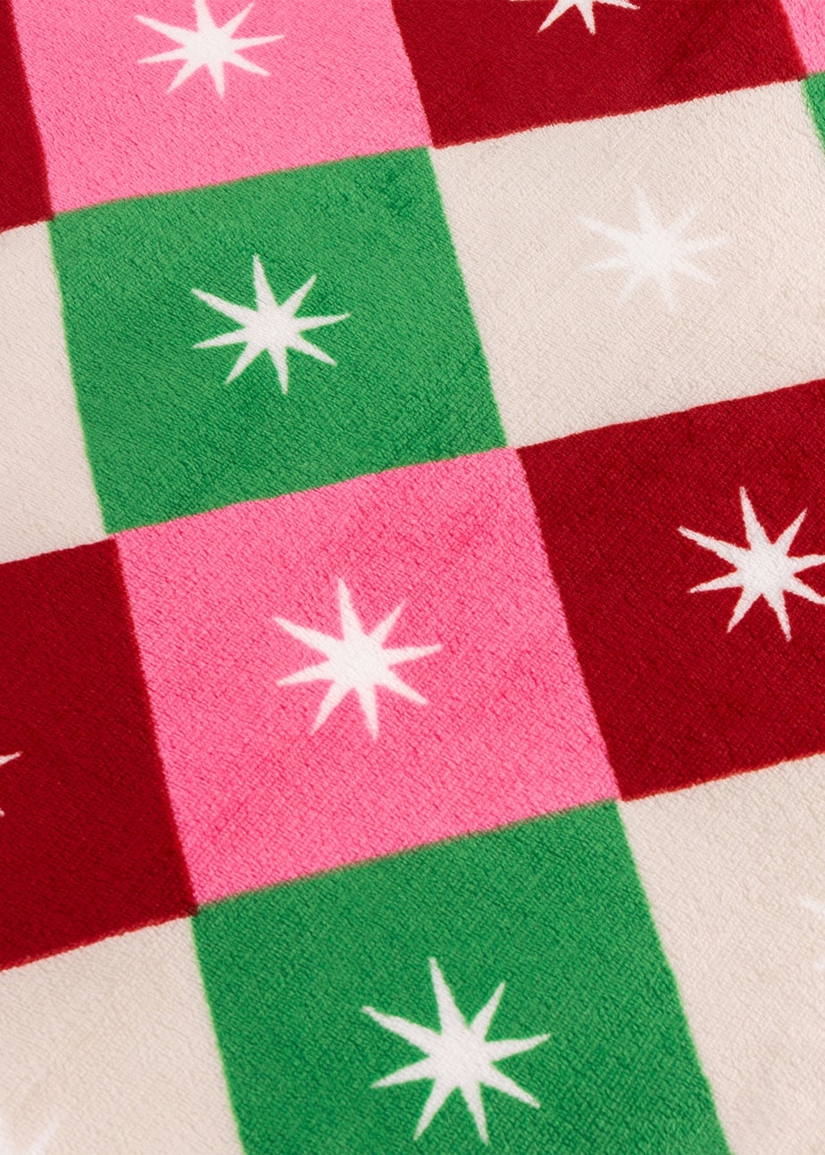 Furn Star Sherpa Fleece Multi Throw