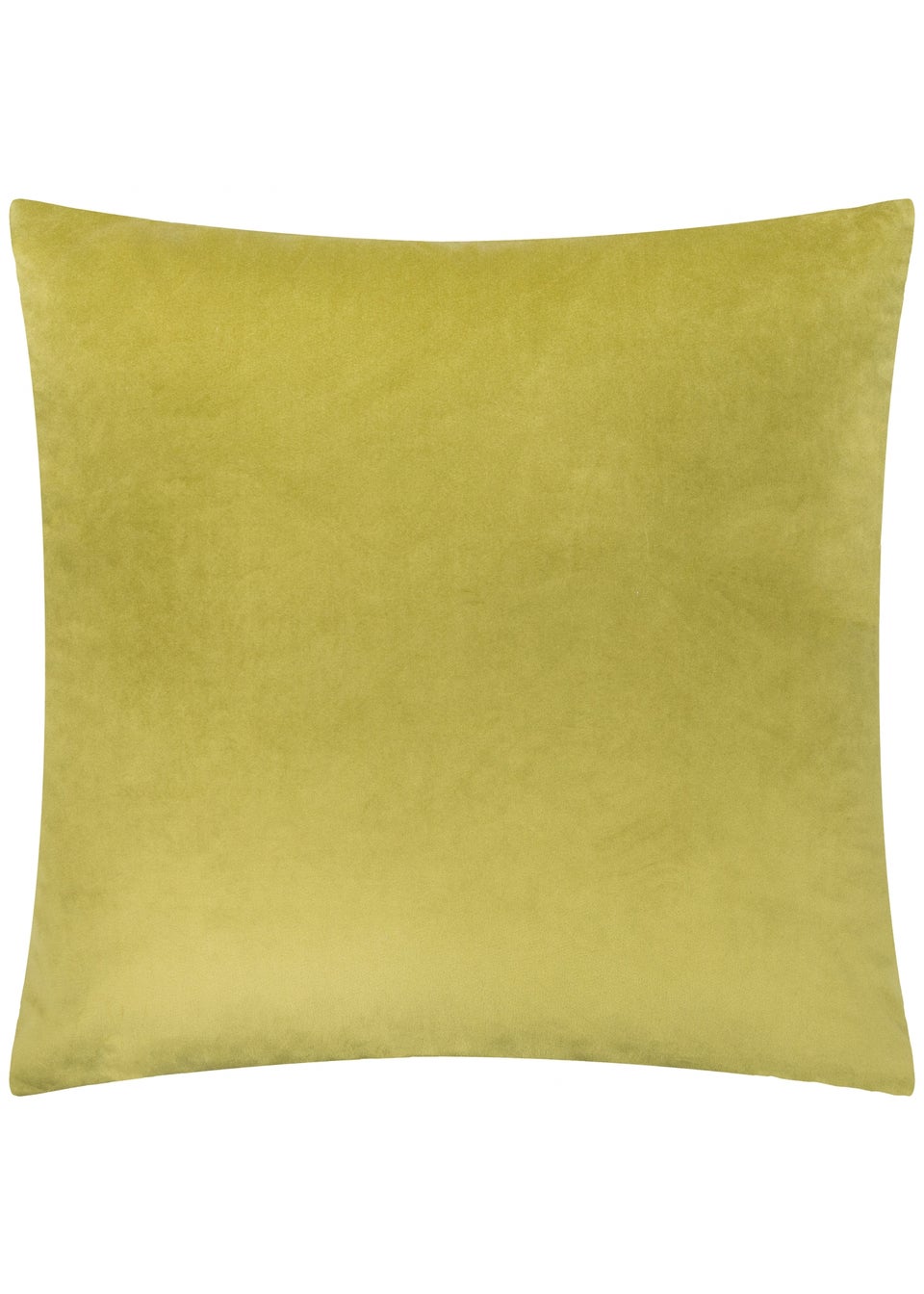 Paoletti Evoke Cut Velvet Olive Cushion