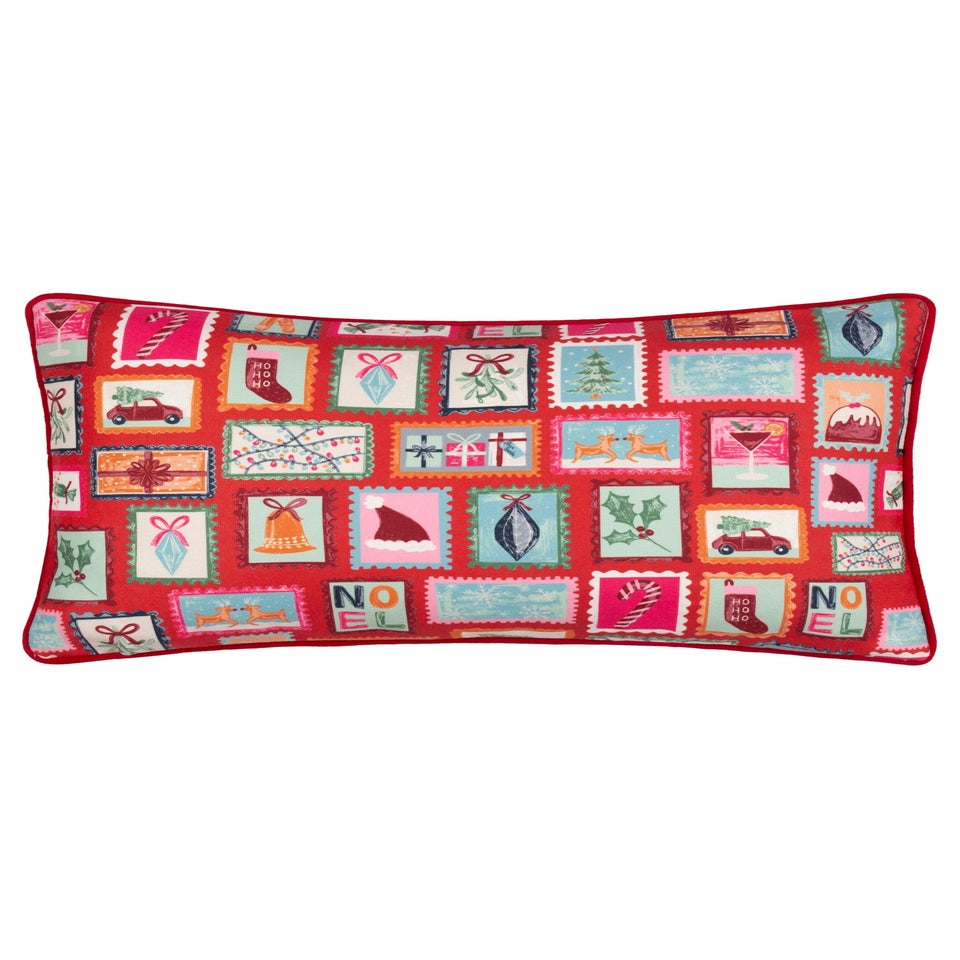 Furn Dear Santa Printed Reversible Multi Cushion