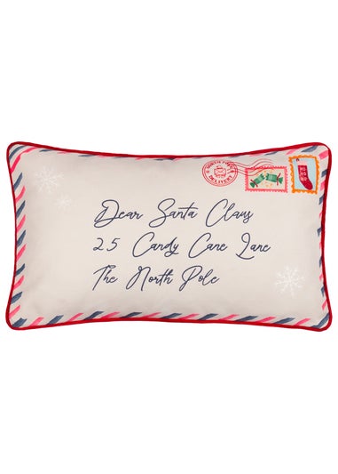 Furn Dear Santa Printed Reversible Multi Cushion