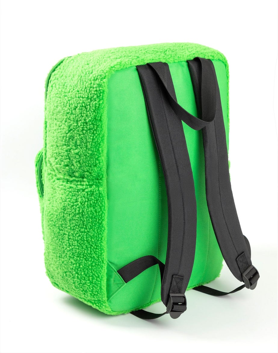 Vanilla Underground Minecraft Kids Green Logo Backpack