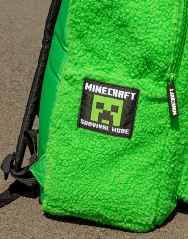 Vanilla Underground Minecraft Kids Green Logo Backpack