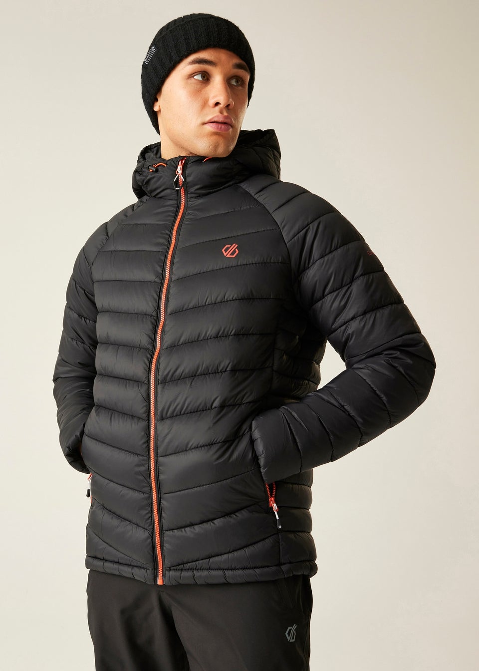 Dare2B Black Torrek Baffled Lightweight Jacket