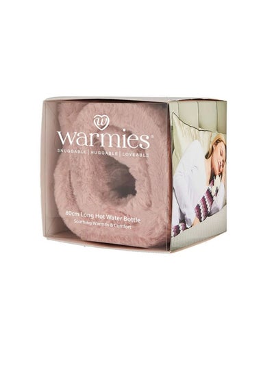 Warmies Blush Pink Fur Hot Water Bottle