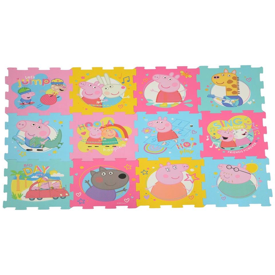 Peppa Pig 12 Piece EVA Play Mat