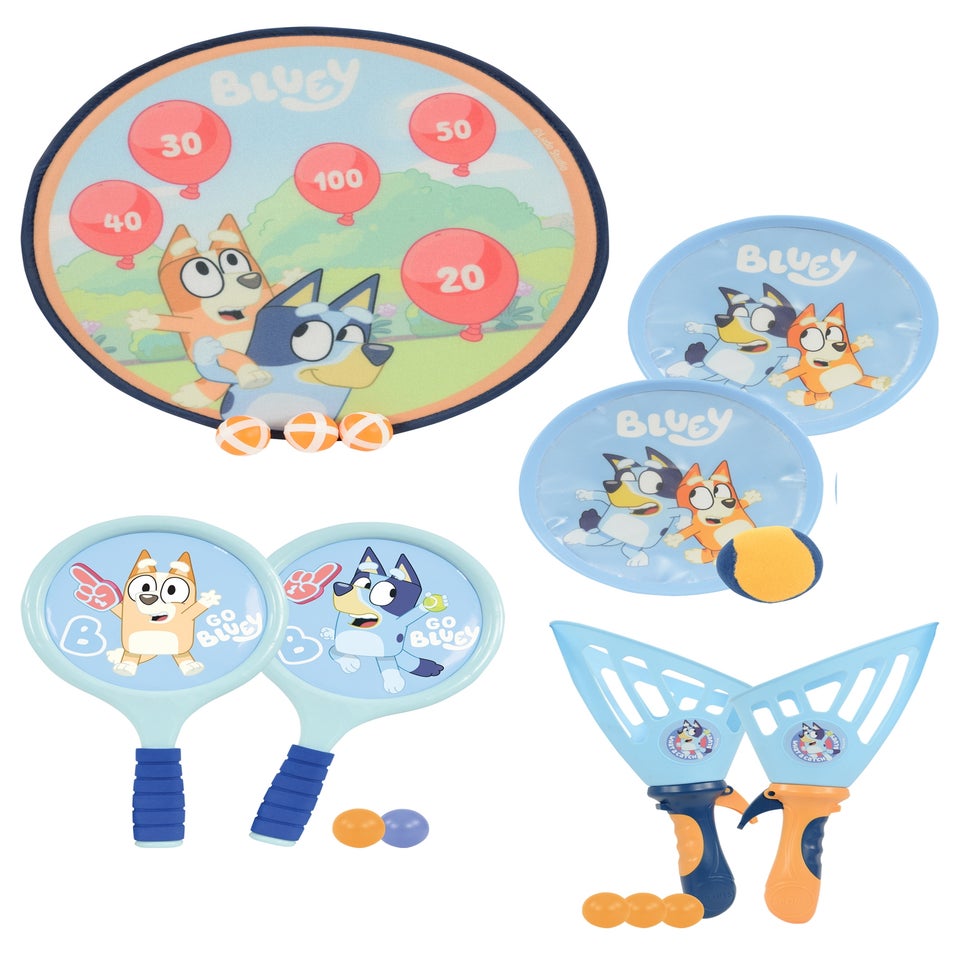 Bluey 4in1 Bumper Box of Garden Games