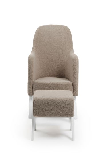 Ickle Bubba Brown Roxby Nursery Chair and Stool