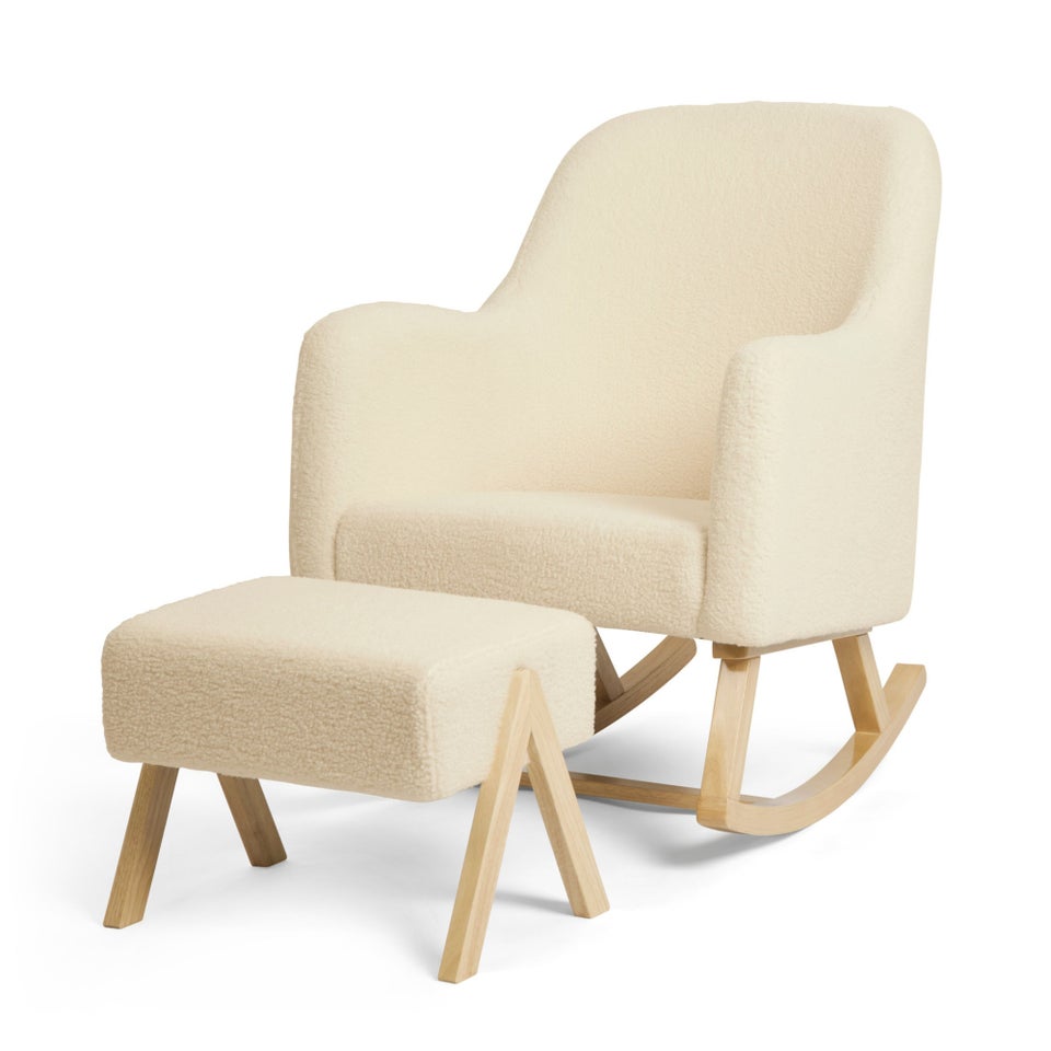 Ickle Bubba Cream Roxby Nursery Chair and Stool