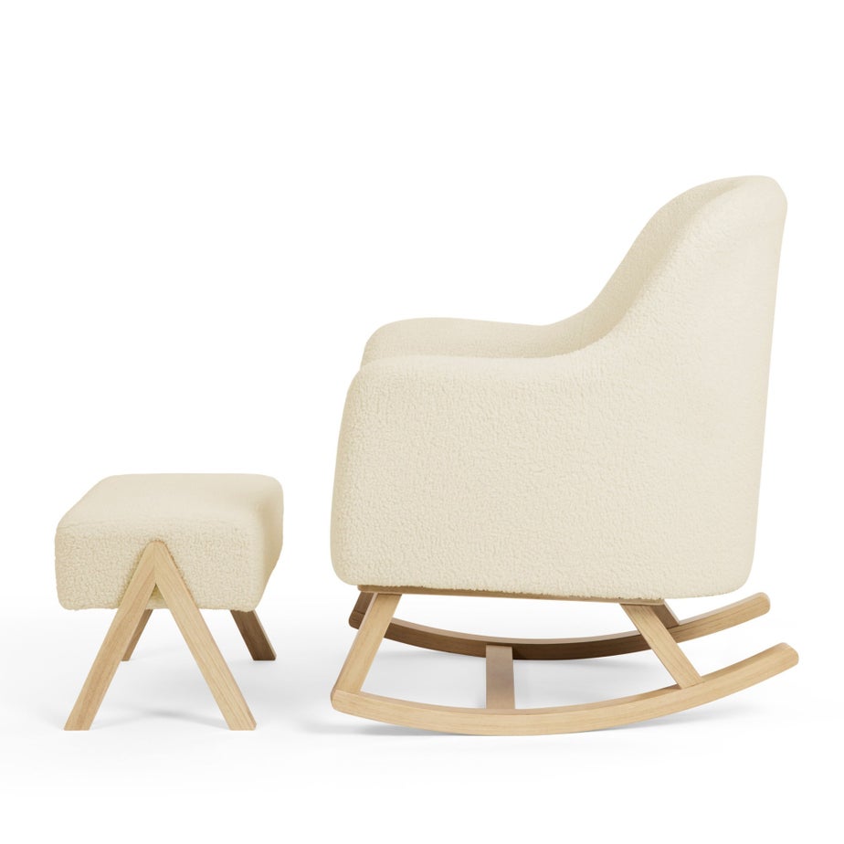 Ickle Bubba Cream Roxby Nursery Chair and Stool