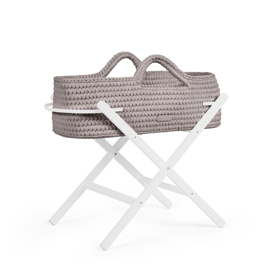 Ickle Bubba Brown Nova Moses Basket & Stand