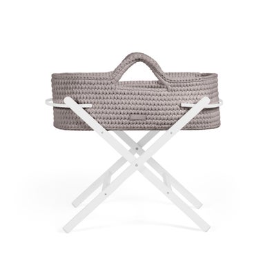 Ickle Bubba Brown Nova Moses Basket & Stand