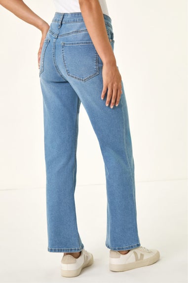 Roman Denim Petite Bootcut Stretch Jeans