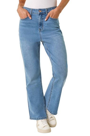 Roman Denim Petite Bootcut Stretch Jeans
