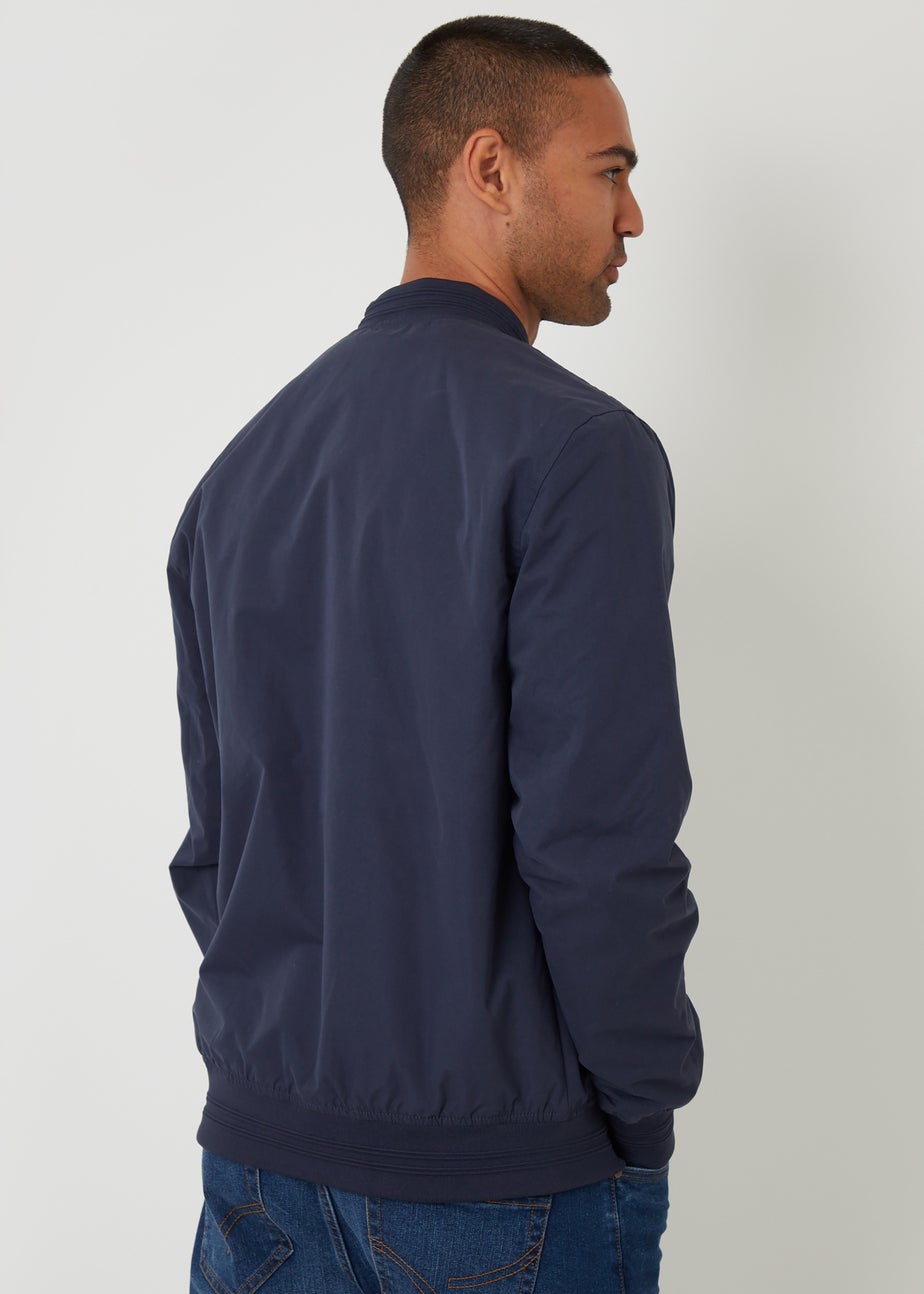 Threadbare Navy Bomber Jacket