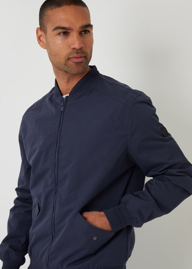 Threadbare Navy Bomber Jacket