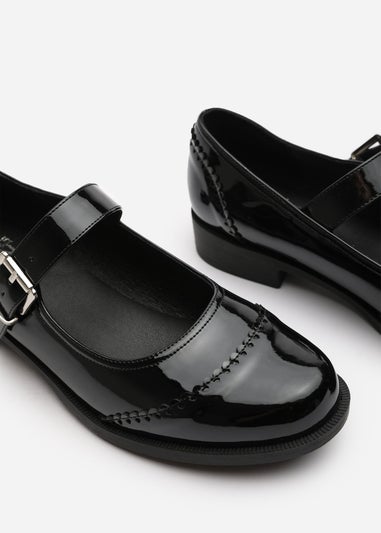 Where's That From Marissa Black Patent Mary Jane Pumps