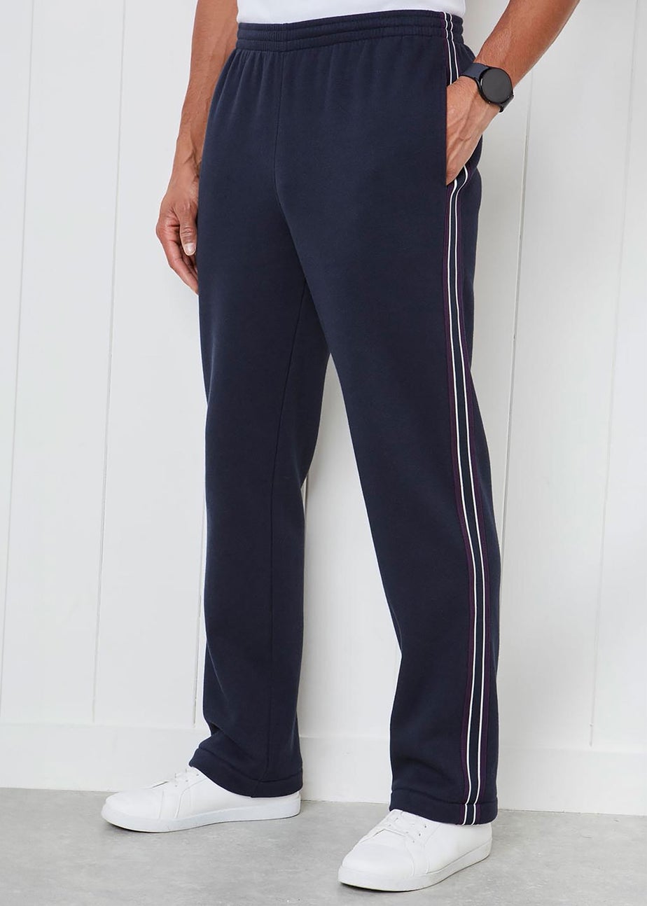 Cotton Traders Navy Side Detail Jog Pants