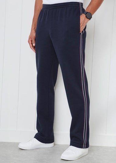 Cotton Traders Navy Side Detail Jog Pants