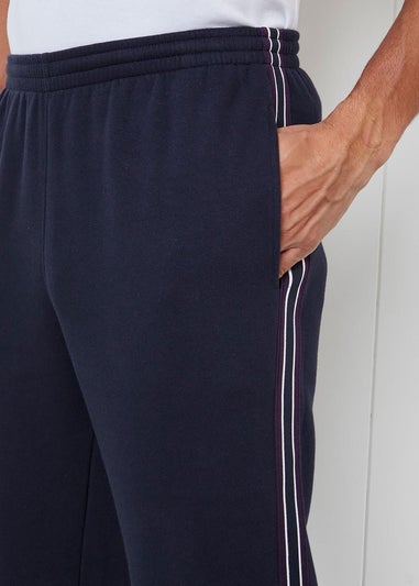 Cotton Traders Navy Side Detail Jog Pants