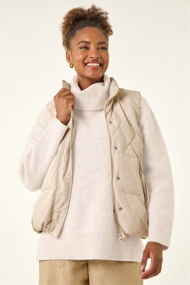 Roman Stone Diamond Padded Gilet