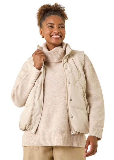 Roman Stone Diamond Padded Gilet