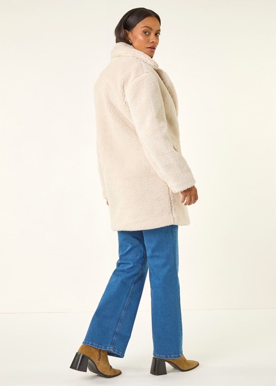 Dusk Ivory Oversized Boucle Coat